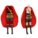 Cosplay Costume Luffy One Piece Elbaph Arc(2026) Anime Cosplay Tenue Rouge Homme