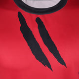 Cosplay Costume Luffy One Piece Live Action 2(2026) TV Cosplay T-shirt Rouge et Noire Homme