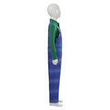 Cosplay Costume Luigi The Super Mario Galaxy Movie(2026) Fillm Cosplay Tenue Bleue et Verte Enfant