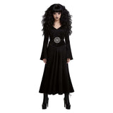 Cosplay Costume Lydia Beetlejuice Film Cosplay Robe Noire Femme