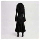 Cosplay Costume Lydia Beetlejuice Film Cosplay Robe Noire Femme