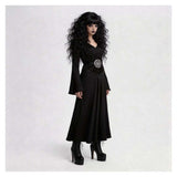 Cosplay Costume Lydia Beetlejuice Film Cosplay Robe Noire Femme