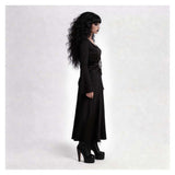 Cosplay Costume Lydia Beetlejuice Film Cosplay Robe Noire Femme