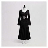 Cosplay Costume Lydia Beetlejuice Film Cosplay Robe Noire Femme