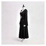 Cosplay Costume Lydia Beetlejuice Film Cosplay Robe Noire Femme