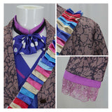 Cosplay Costume Mad Hatter Alice au Pays des Merveilles Film Cosplay Tenue Bleue Homme