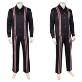 Cosplay Costume Mads Mikkelsen Dust Bunny Film Copsplay Tenue Noire Homme