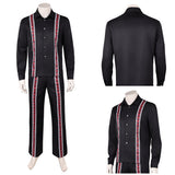 Cosplay Costume Mads Mikkelsen Dust Bunny Film Copsplay Tenue Noire Homme