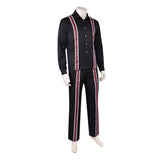 Cosplay Costume Mads Mikkelsen Dust Bunny Film Copsplay Tenue Noire Homme