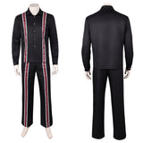 Cosplay Costume Mads Mikkelsen Dust Bunny Film Copsplay Tenue Noire Homme