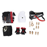 Cosplay Costume Male Trailblazer Honkai: Star Rail Jeu Cosplay Tenue Blanche et Noire Homme