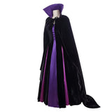Cosplay Costume Maléfique Film Cosplay Tenue Noire et Violette Femme