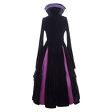 Cosplay Costume Maléfique Film Cosplay Tenue Noire et Violette Femme