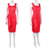 Cosplay Costume Margaret Fairchild La Révélation(2026) Film Cosplay Robe Rouge Femme