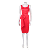 Cosplay Costume Margaret Fairchild La Révélation(2026) Film Cosplay Robe Rouge Femme