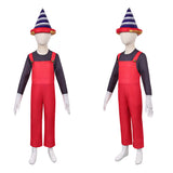 Cosplay Costume Mario The Super Mario Galaxy Movie(2026) Film Cosplay Tenue Rouge Enfant