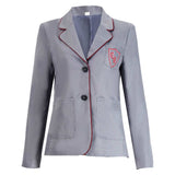 Cosplay Costume Matilda Matilda Comédie Musicale Cosplay Manteau Gris Femme