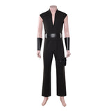 Cosplay Costume Maul Maul: Seigneur de l'Ombre(2026) TV Cosplay Tenue Noire de Gilet Homme