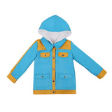 Cosplay Costume Max Mayfield Stranger Things: Chroniques de 1985(2026) TV Cosplay Manteau Bleue Enfant