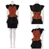 Cosplay Costume Mayu Amakura Fatal Frame 2 Remake(2026) Jeu Cosplay Robe Noire et Brune Tenue Femme