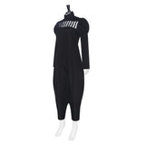 Cosplay Costume Meimei Jujutsu Kaisen Saison 3(2026) Anime Cosplay Combinaison Noire et BLanche Femme