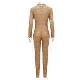 Cosplay Costume Mel The Gaslight District(2026) TV Cosplay Combinaison Brune Femme