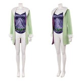 Cosplay Costume Miss Wednesday One Piece Live Action 2(2026) TV Cosplay Tenue Verte et Violette Femme