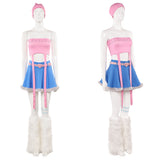Cosplay Costume Mizi Alien Stage TV Cosplay Tenue Rose et Bleue Femme