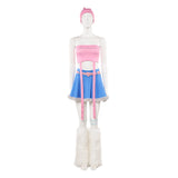 Cosplay Costume Mizi Alien Stage TV Cosplay Tenue Rose et Bleue Femme