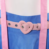 Cosplay Costume Mizi Alien Stage TV Cosplay Tenue Rose et Bleue Femme