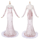 Cosplay Costume Mizi Alien Stage(2026) TV Cosplay Robe Rose Claire Femme