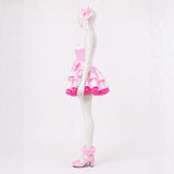 Cosplay Costume Mizi Alien Stage(2026) TV Cosplay Robe Rose Femme