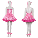Cosplay Costume Mizi Zombie Stage Alien Stage(2026) TV Cosplay Robe Rose Femme Ver.2