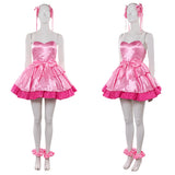Cosplay Costume Mizi Zombie Stage Alien Stage(2026) TV Cosplay Robe Rose Femme Ver.2