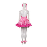 Cosplay Costume Mizi Zombie Stage Alien Stage(2026) TV Cosplay Robe Rose Femme Ver.2