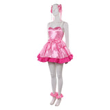 Cosplay Costume Mizi Zombie Stage Alien Stage(2026) TV Cosplay Robe Rose Femme Ver.2