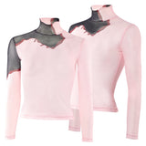 Cosplay Costume Mizi Zombie Stage AU Alien Stage(2026) TV Cosplay Haut à Motif Tatouage Rose
