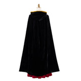 Cosplay Costume Mother Gothel Raiponce Film Cosplay Robe Noire et Rouge Femme