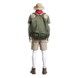 Cosplay Costume Mouse Finbar Jumanji: Open World(2026) Film Cosplay Tenue Beige et Verte Homme