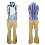 Cosplay Costume Mr. 3 One Piece Elbaph Arc(2026) Anime Cosplay Tenue Bleue Homme