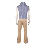 Cosplay Costume Mr. 3 One Piece Live Action 2(2026) TV Cosplay Tenue Noire et Marron Homme