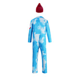 Cosplay Costume Mr. Smee Descendants: Wicked Wonderland(2026) Film Cosplay Combinaison Bleue Homme
