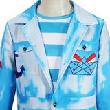 Cosplay Costume Mr. Smee Descendants: Wicked Wonderland(2026) Film Cosplay Combinaison Bleue Homme