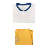 Cosplay Costume Nami One Piece Live Action 2(2026) TV Cosplay Tenue Blanche et Jaune Femme