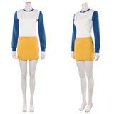 Cosplay Costume Nami One Piece Live Action 2(2026) TV Cosplay Tenue Blanche et Jaune Femme
