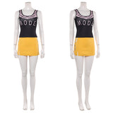 Cosplay Costume Nami One Piece Live Action 2(2026) TV Cosplay Tenue Jaune et Noire Femme
