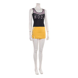 Cosplay Costume Nami One Piece Live Action 2(2026) TV Cosplay Tenue Jaune et Noire Femme
