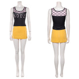 Cosplay Costume Nami One Piece Live Action 2(2026) TV Cosplay Tenue Jaune et Noire Femme