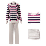 Cosplay Costume Nancy Wheeler Stranger Things Saison 5 TV Cosplay Tenue Violette Femme