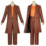 Cosplay Costume Ncuti Gatwa Doctor Who TV Cosplay Tenue Marron Homme